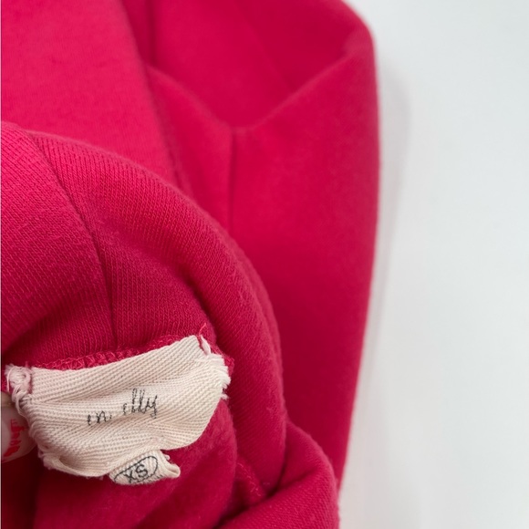 ANTHROPOLOGIE/EN ELLY: Thomas Turtleneck Sweatshirt, Raspberry/Pink; Size XS - Picture 3 of 6